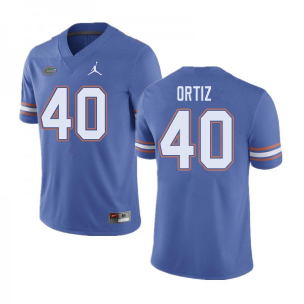 Jordan Brand Men #40 Marco Ortiz Florida Gators College Football Jerseys Blue